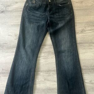 Dereon Dark Wash Flare Jeans